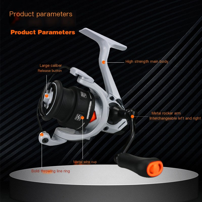 Thumbnail: Black Shark Precision Metal Spinning Reel
