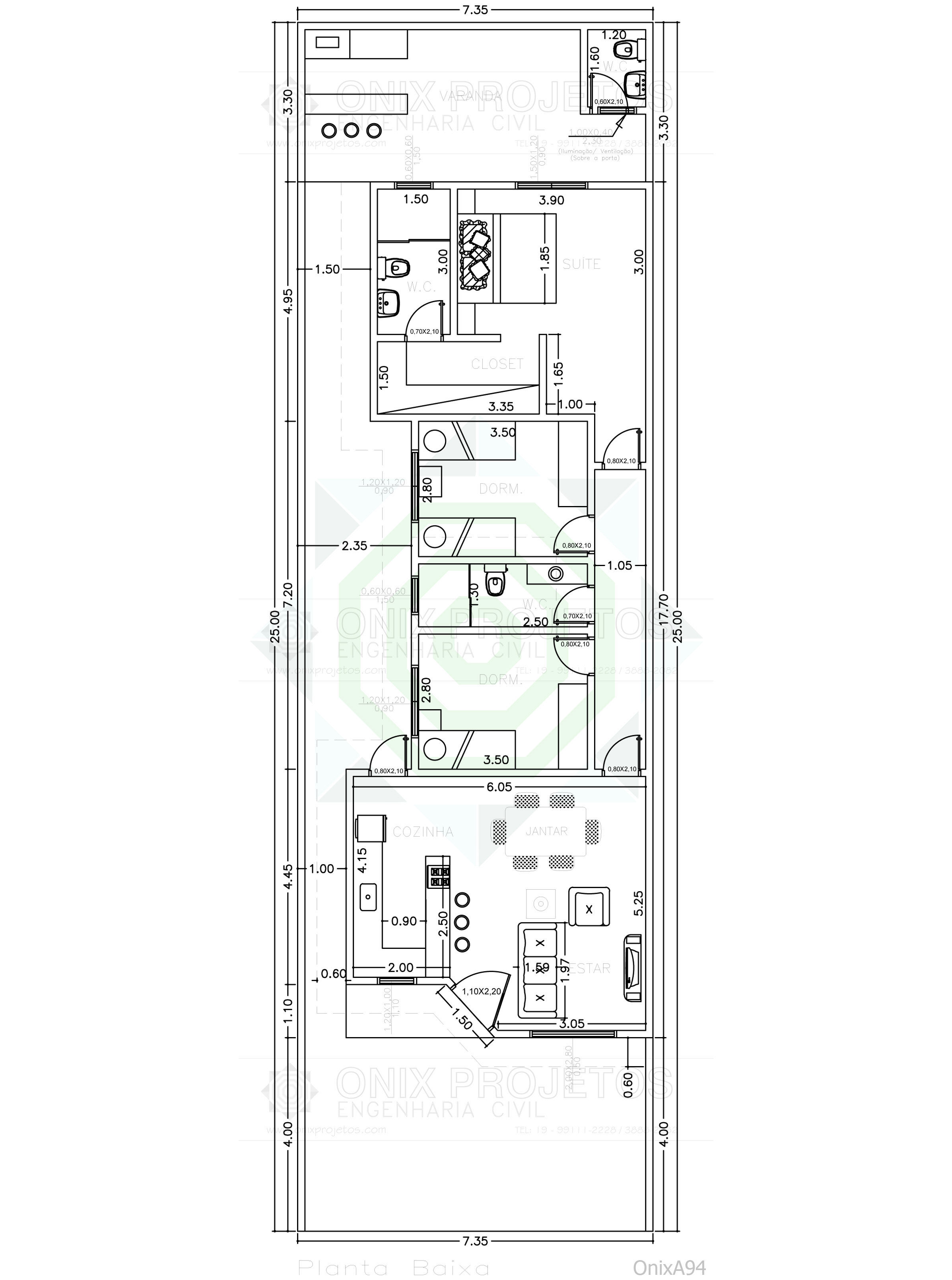 Casa Térrea - 122m²