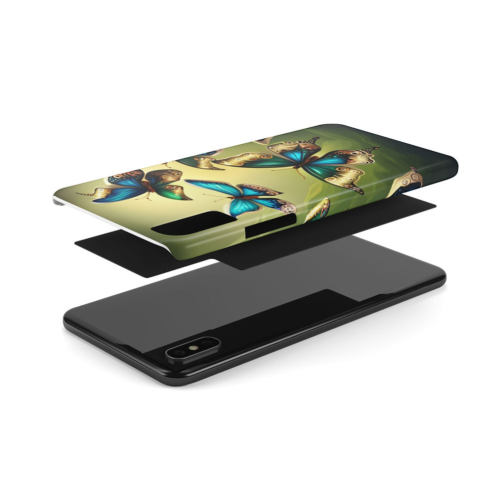 Thumbnail: Golden Butterflies - Slim Phone Cases