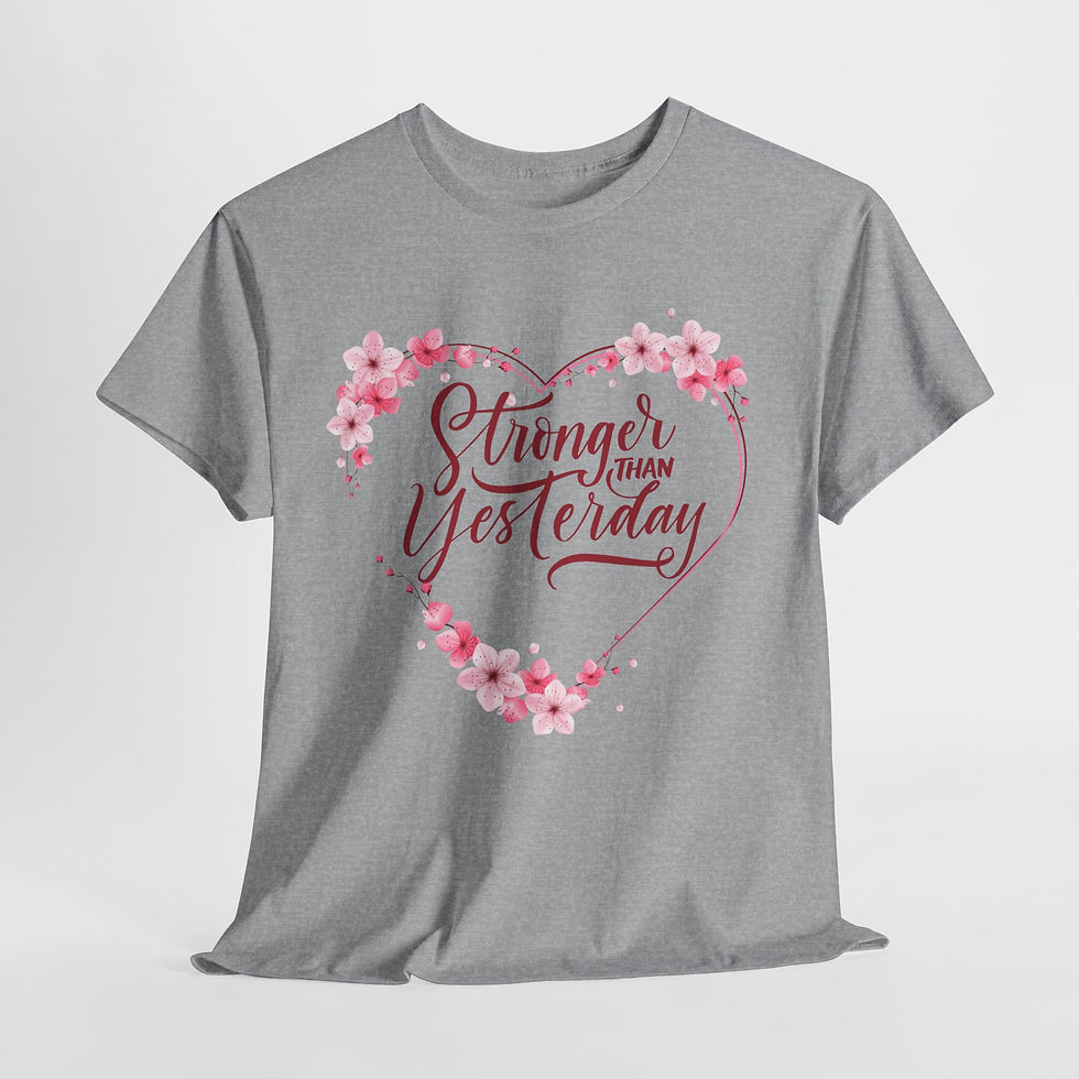 Thumbnail: Heartfelt Strength Tee | Inspirational Gift, Self-Love Reminder