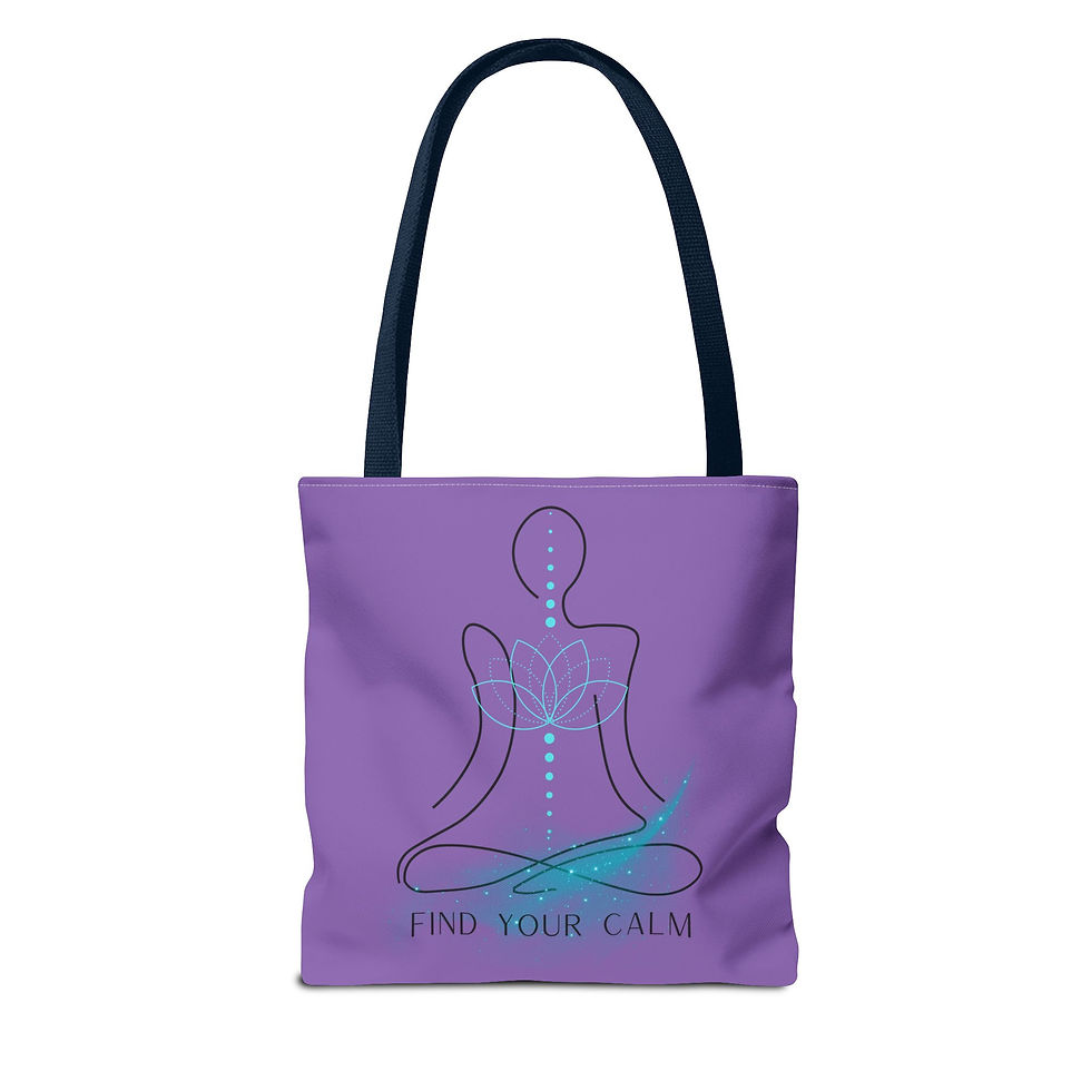 Thumbnail: Find Your Calm Tote Bag – Zen-Inspired Design for Mindfulness and Relaxation