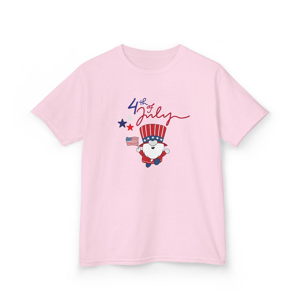 Thumbnail: 4th of July Kids Tee, Patriotic Kids Shirt, Independence Day Tee