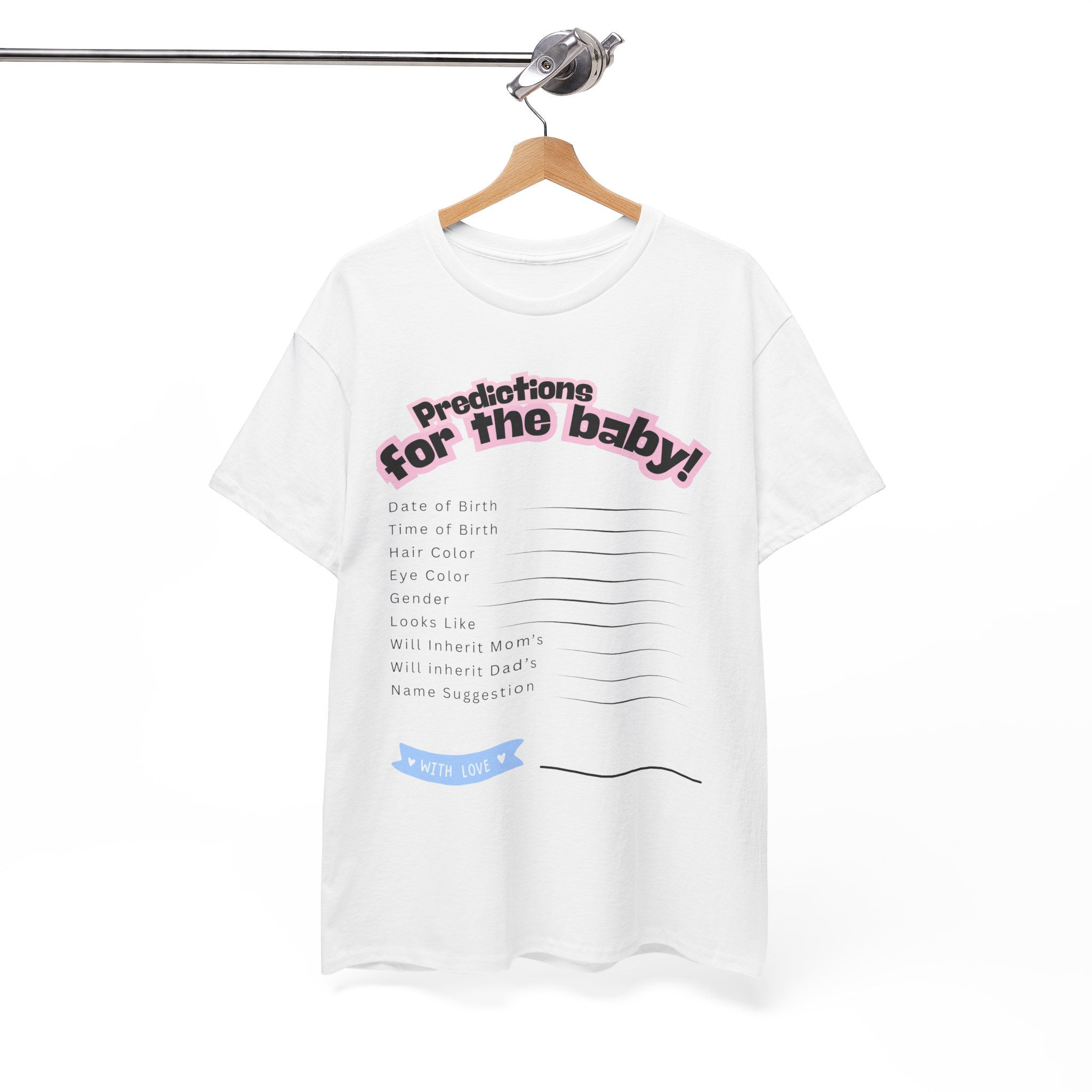 Baby Prediction Unisex Tee for Baby Shower