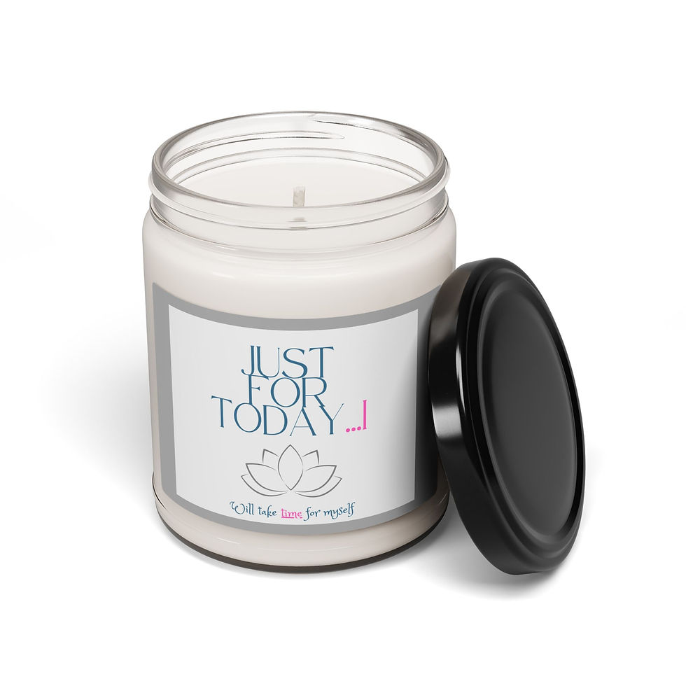 Thumbnail: Relaxing Scented Soy Candle for Self-Care, JUST FOR TODAY | Mindfulness Gift