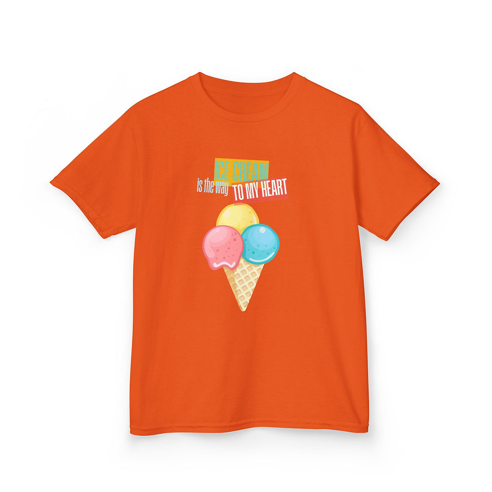 Thumbnail: Ice Cream Dream Kids Tee, Kids Summer Shirt, Fun Children's Clothing