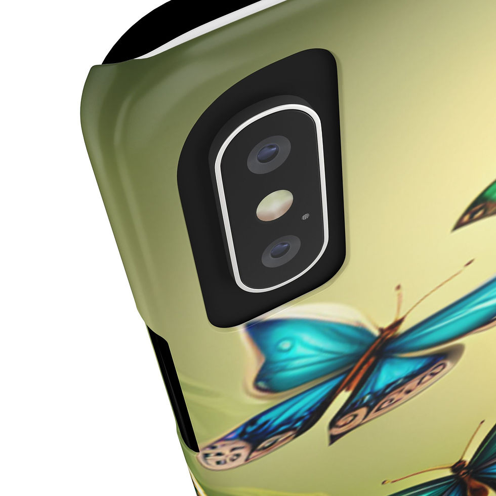 Thumbnail: Golden Butterflies - Slim Phone Cases