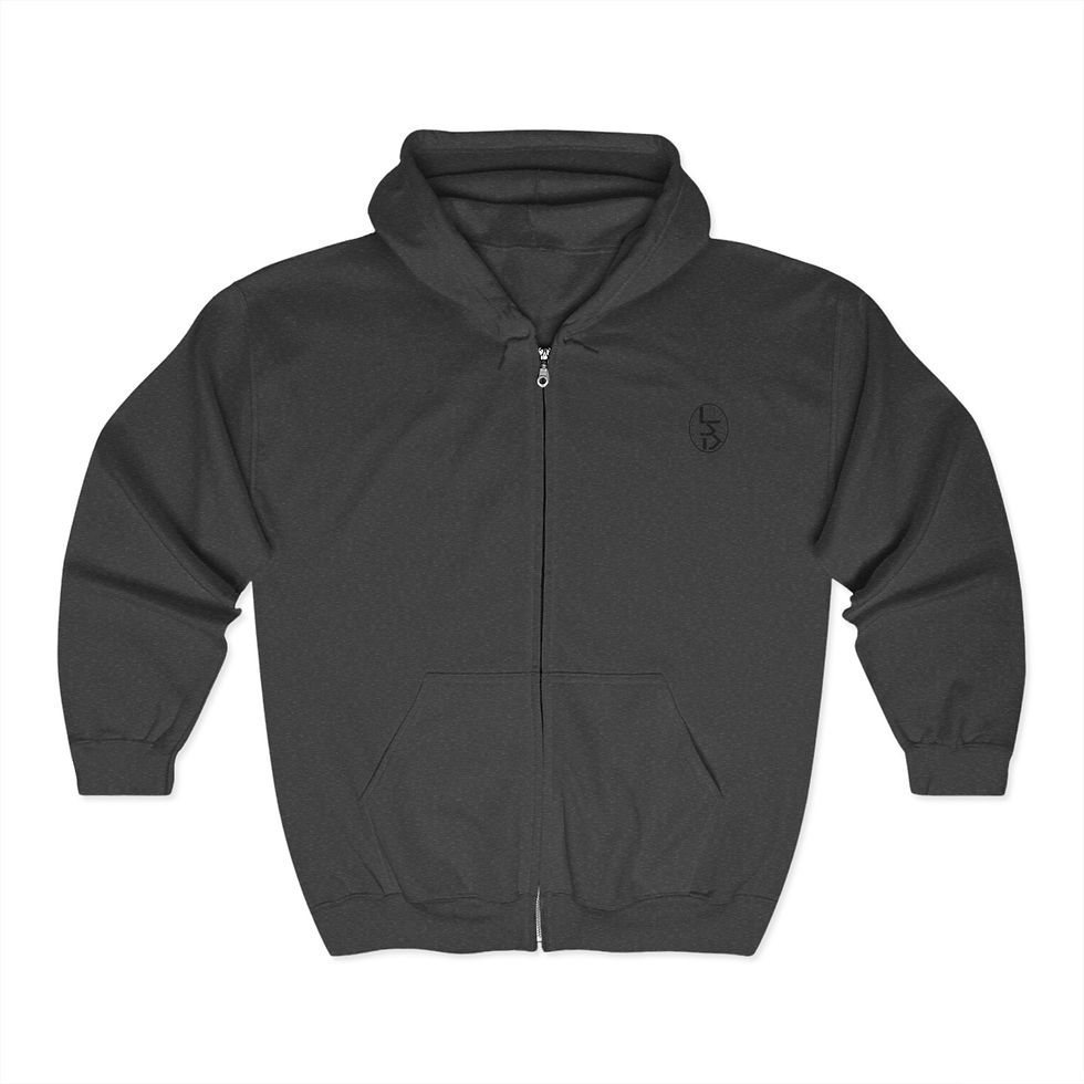 Thumbnail: LS Design Store Unisex Heavy Blend Full Zip Hooded Sweatshirt 