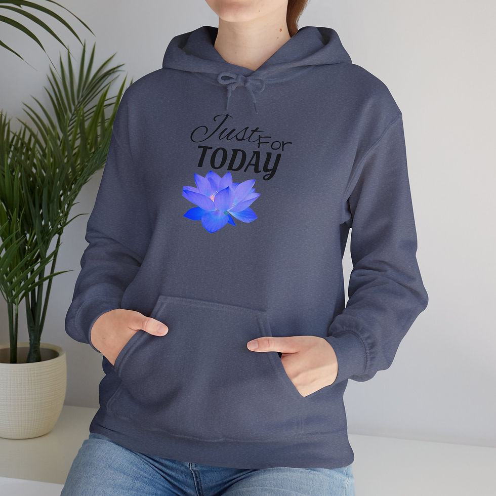 Thumbnail: Just For Today - Heavy Blend™ Hooded Sweatshirt