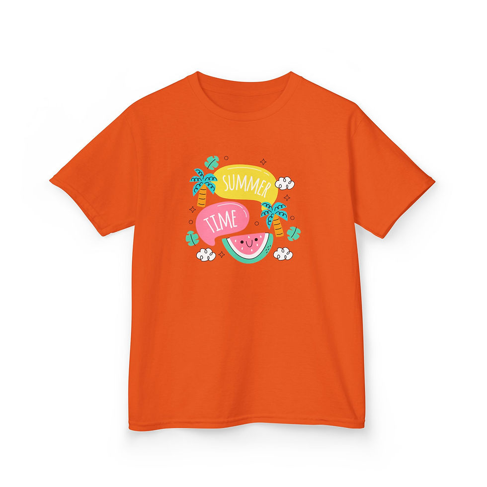 Thumbnail: Summer Vibes Kids Tee, Beach Shirt, Fun Summer Wear, Vacation Apparel