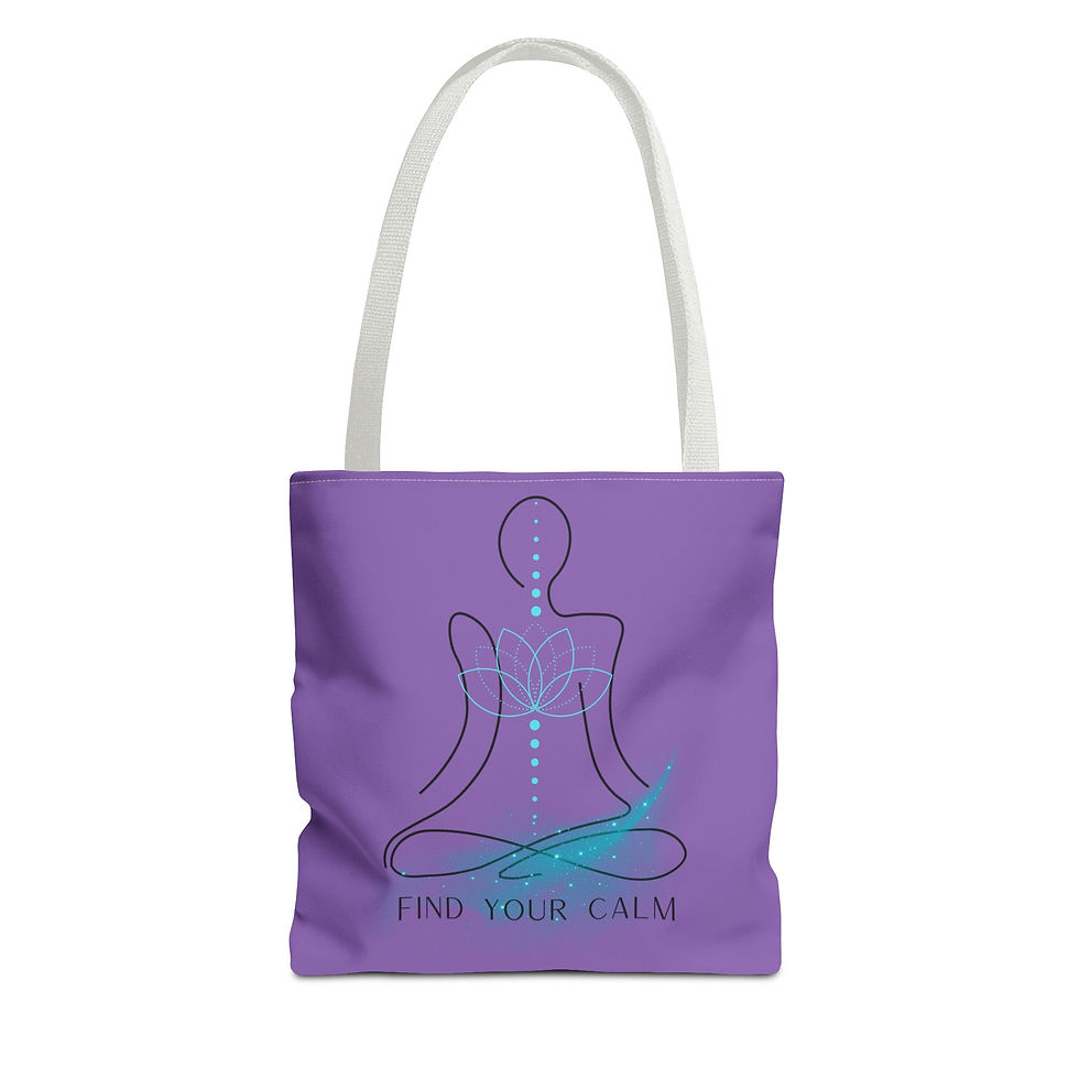 Thumbnail: Find Your Calm Tote Bag – Zen-Inspired Design for Mindfulness and Relaxation