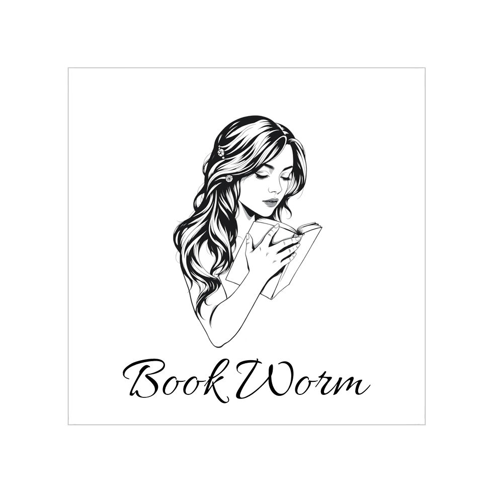 Thumbnail: Book Worm Outdoor Sticker - Transparent Vinyl for Book Lovers