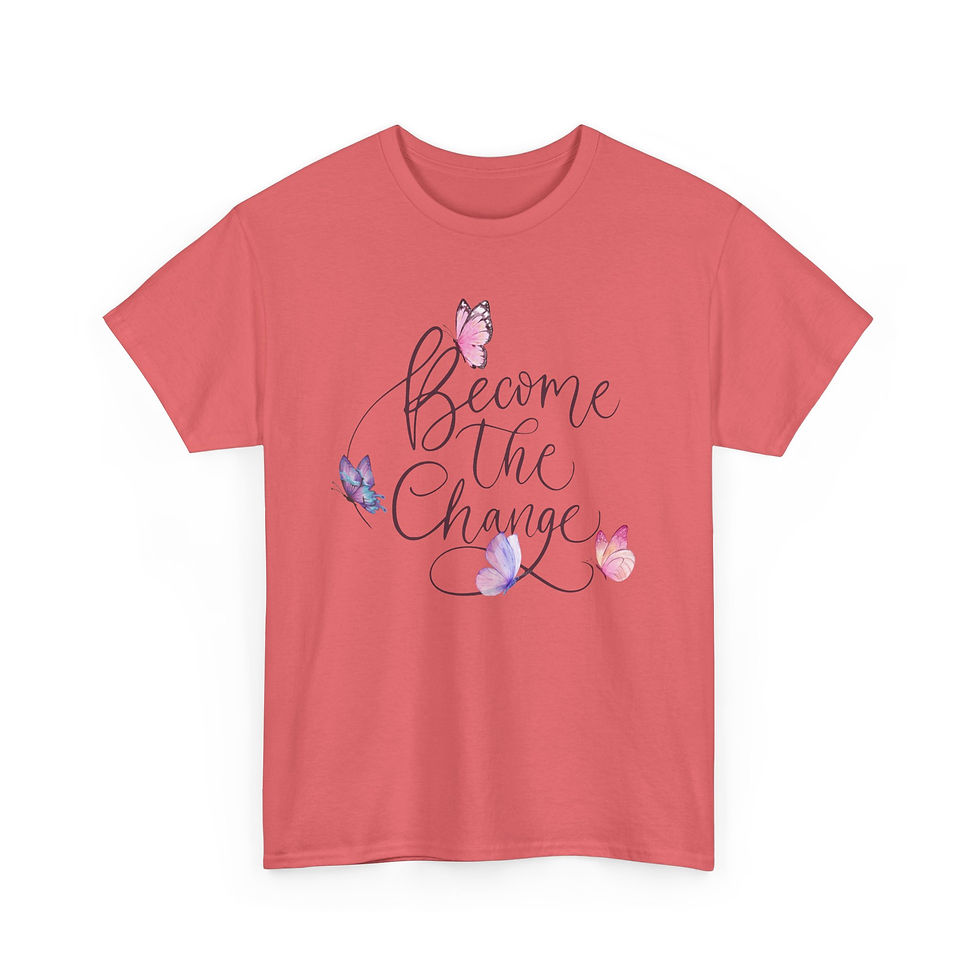 Thumbnail: Inspirational Butterfly Tee, Gift for Nature Lovers, Positive Quote Apparel
