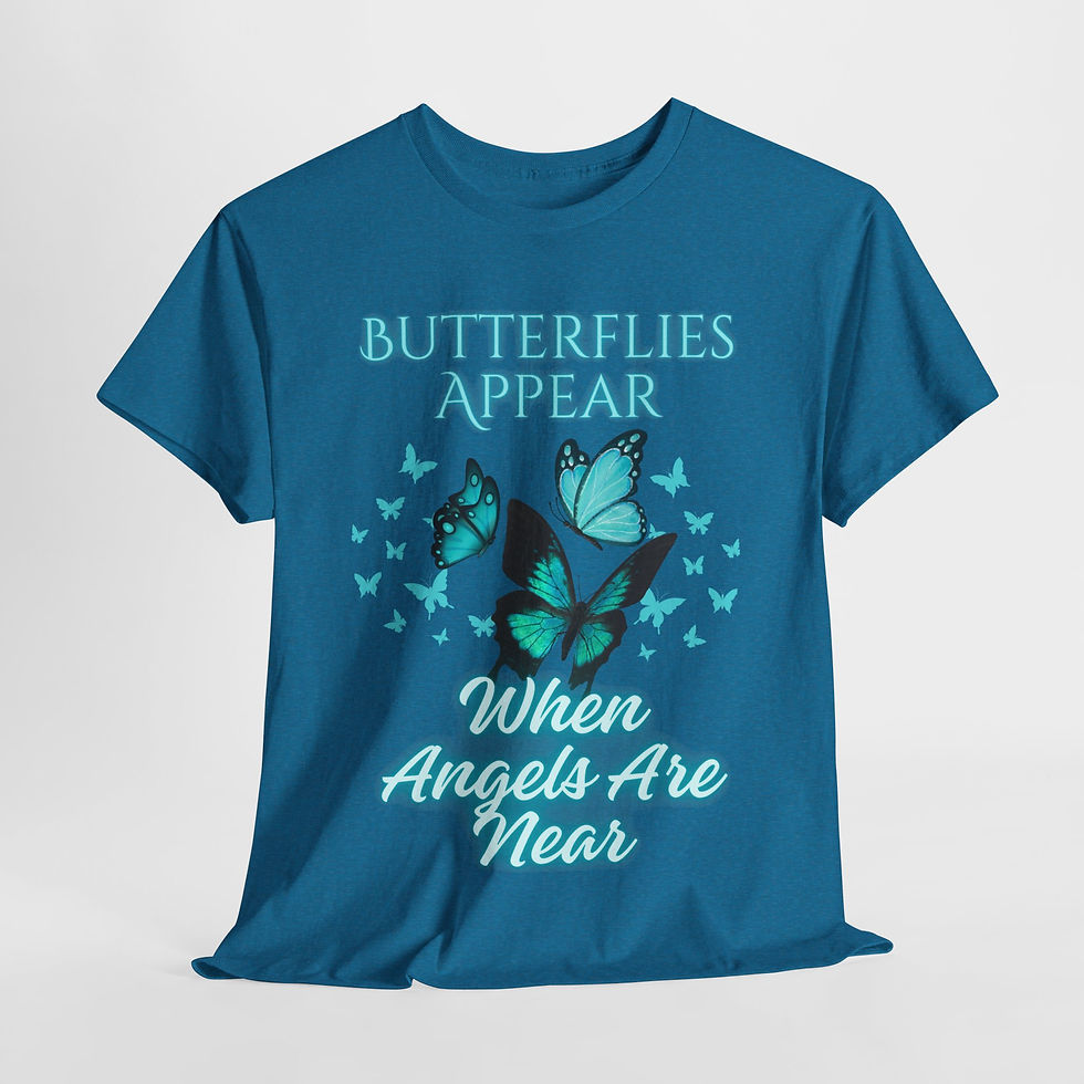 Thumbnail: Memorial Tee - Butterflies Appear When Angels Are Near