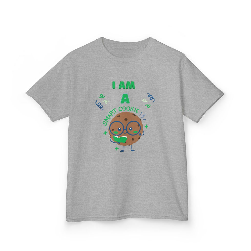 Thumbnail: Smart Cookie Kids Tee, Fun Kids Shirt, Cute Children's Tee