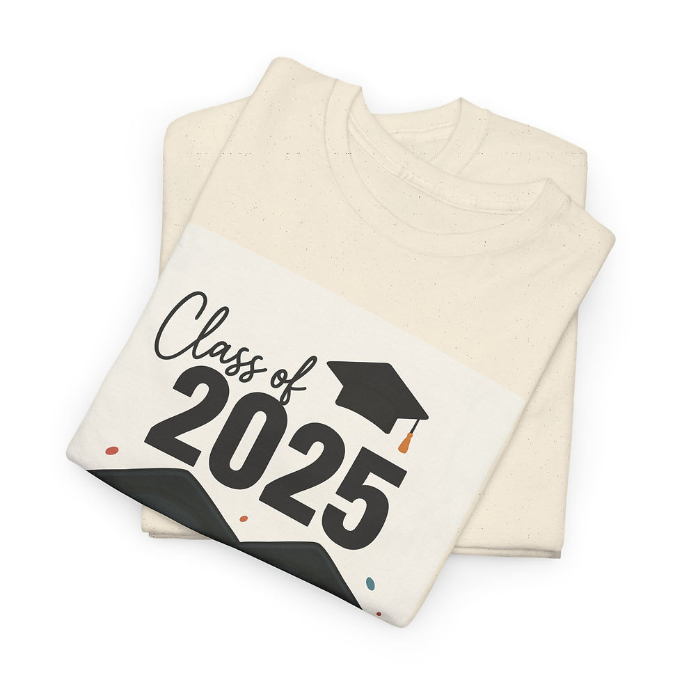 Thumbnail: Graduation Class of 2025 Unisex Heavy Cotton Tee