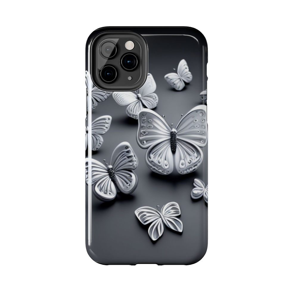 Thumbnail: Diamond Butterflies - Tough Phone Cases