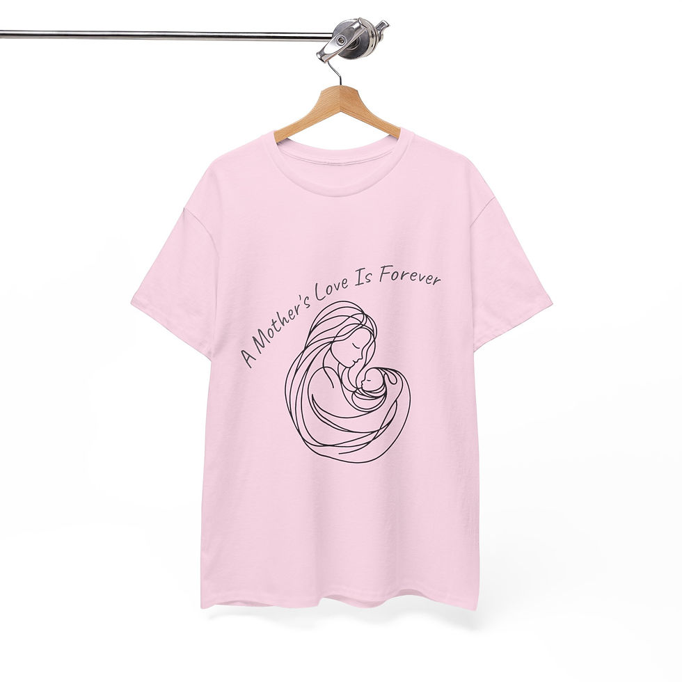 Thumbnail: A Mother's Love Is Forever Tee - Unisex Heavy Cotton T-Shirt