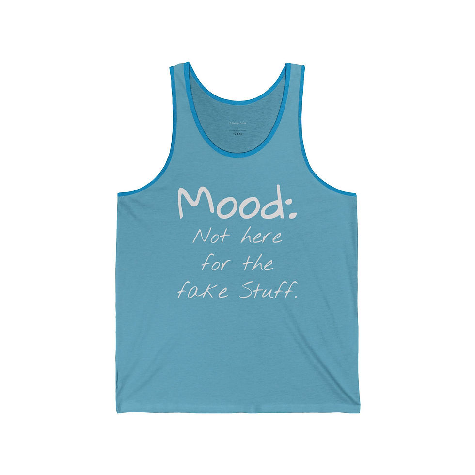Thumbnail: Mood: Jersey Tank Top for Authentic Vibes, Casual Wear