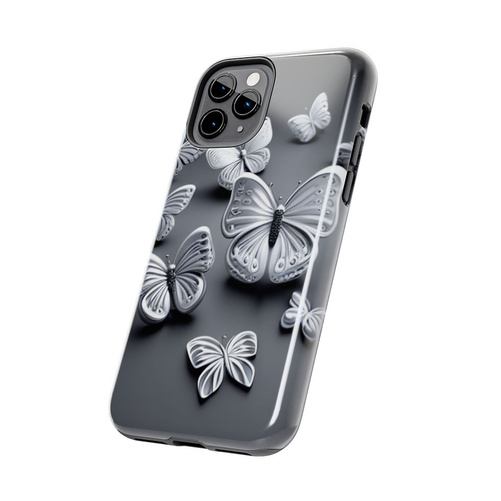 Thumbnail: Diamond Butterflies - Tough Phone Cases