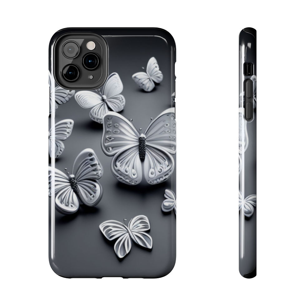 Thumbnail: Diamond Butterflies - Tough Phone Cases