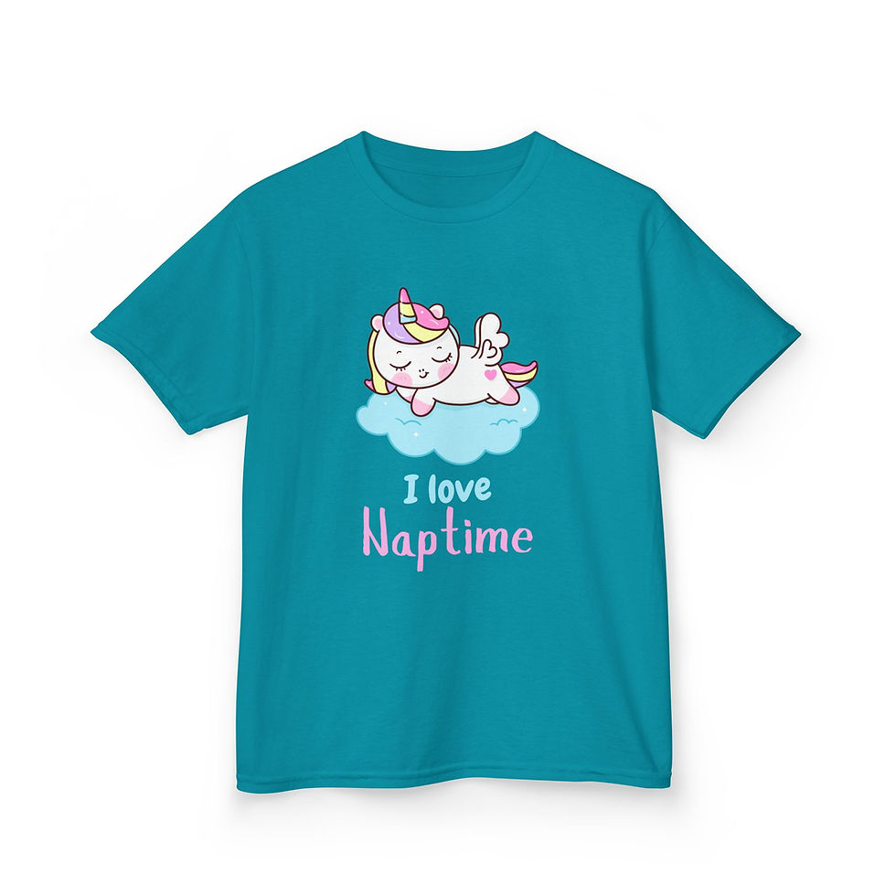 Thumbnail: Unicorn Naptime Kids Tee, Fun Kids T-Shirt, Cute Unicorn Shirt