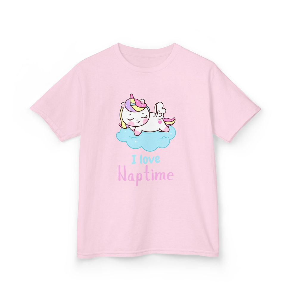 Thumbnail: Unicorn Naptime Kids Tee, Fun Kids T-Shirt, Cute Unicorn Shirt