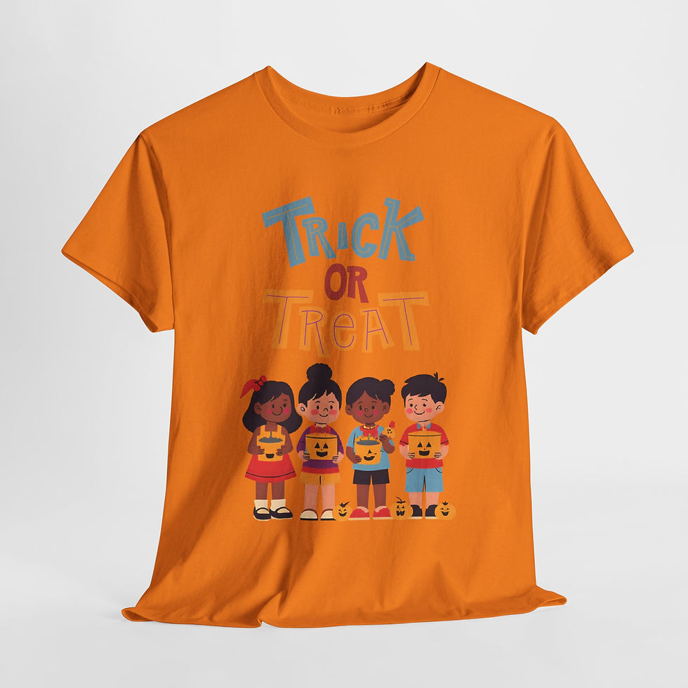 Thumbnail: Halloween Tee, Trick or Treat Shirt, Fun Halloween Fashion