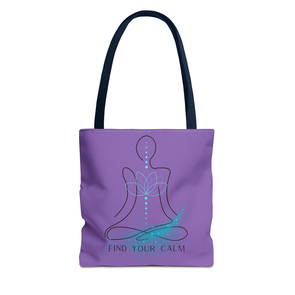 Thumbnail: Find Your Calm Tote Bag – Zen-Inspired Design for Mindfulness and Relaxation
