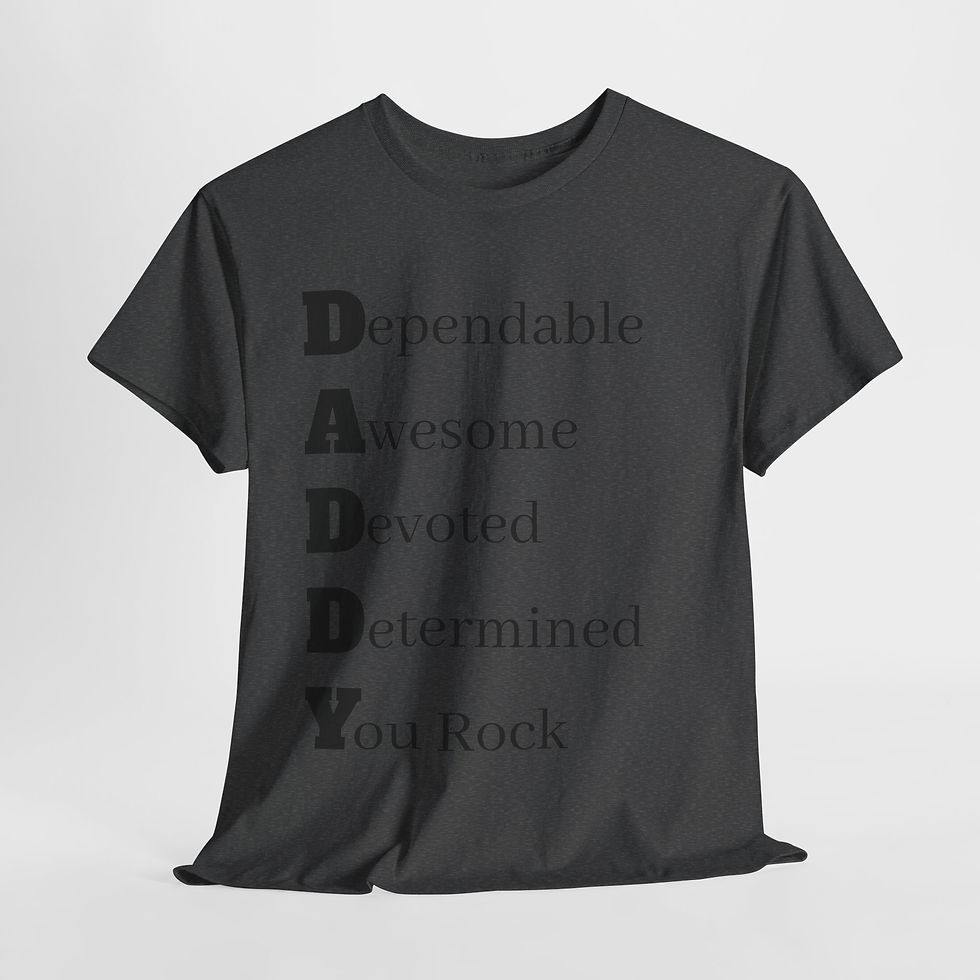 Thumbnail: DADDY Unisex Heavy Cotton Tee | Father's Day Gift
