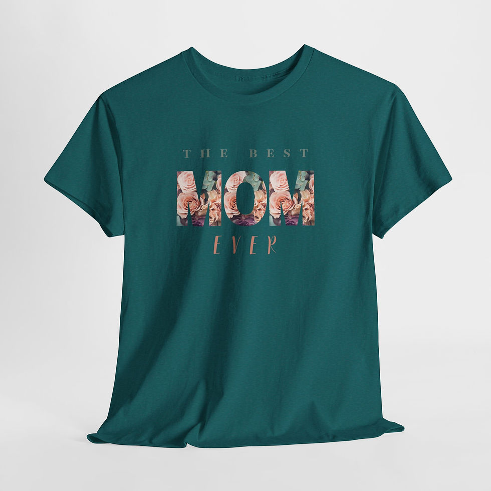 Thumbnail: The Best MOM Ever Unisex Heavy Cotton Tee