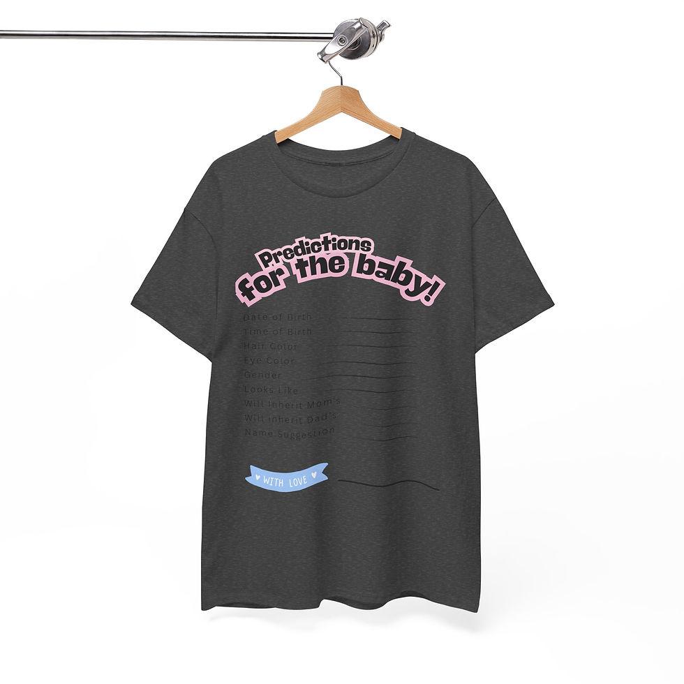 Thumbnail: Baby Prediction Unisex Tee for Baby Shower