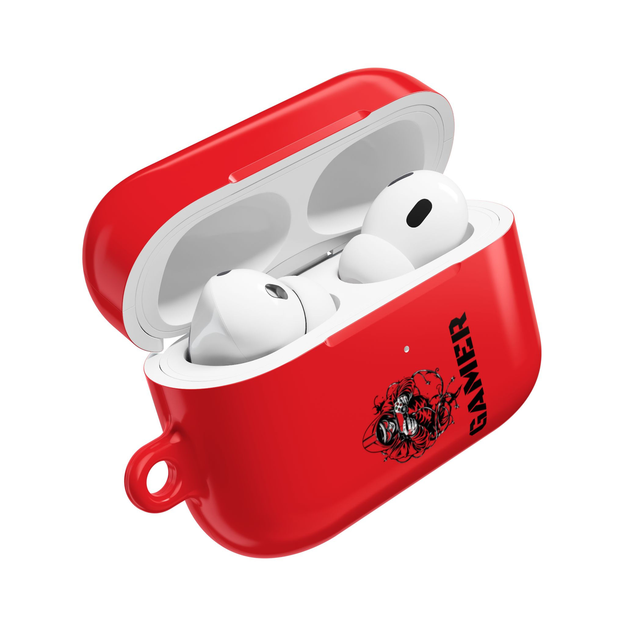 Gamer AirPod Case - Bold Red Design for Gaming Enthusiasts