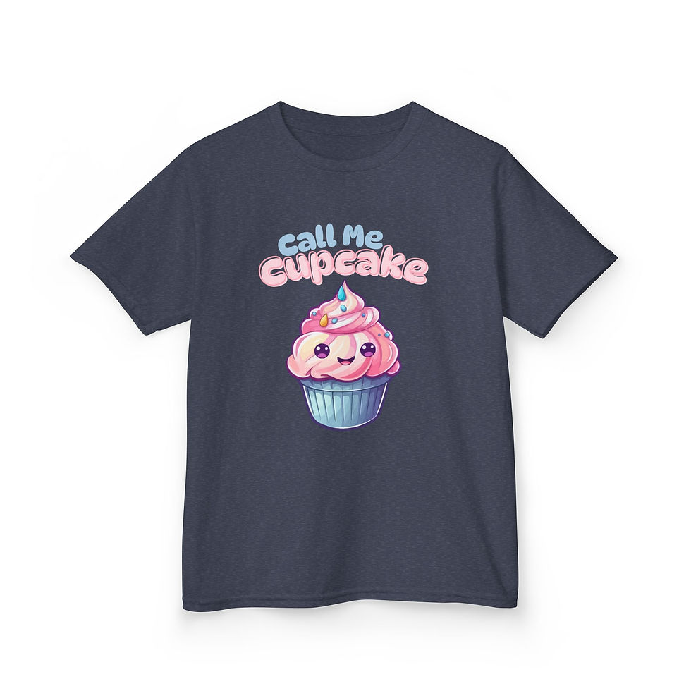 Thumbnail: Cute Cupcake Kids Tee - Fun Birthday Gift, Cupcake Lover Apparel