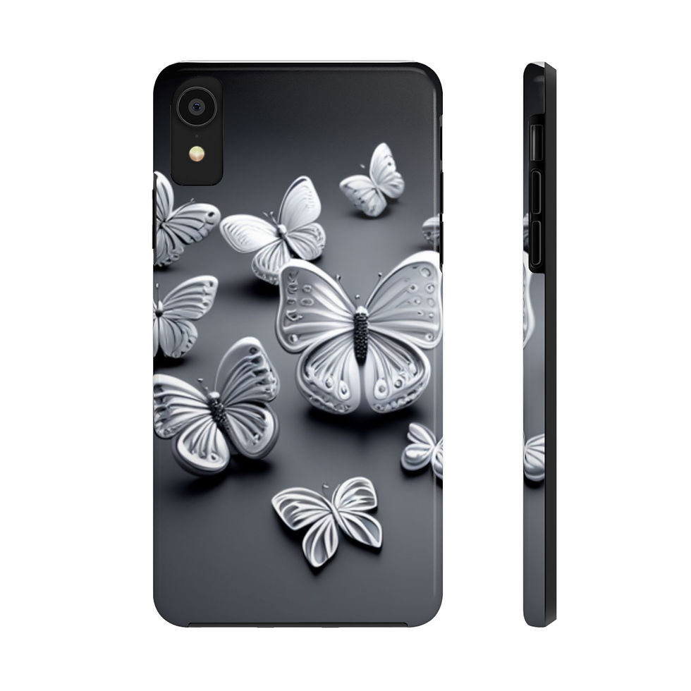 Thumbnail: Diamond Butterflies - Tough Phone Cases
