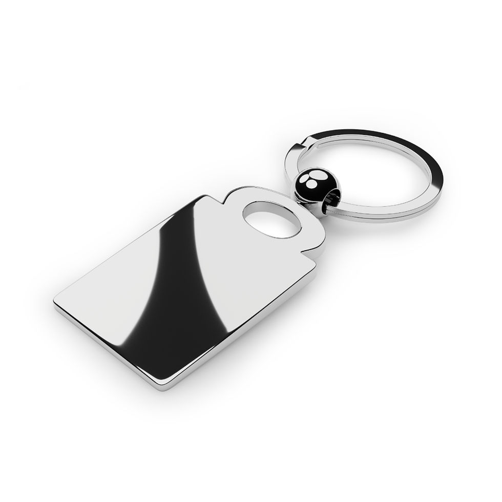 Thumbnail: LS Design Store Rectangle Photo Keyring 