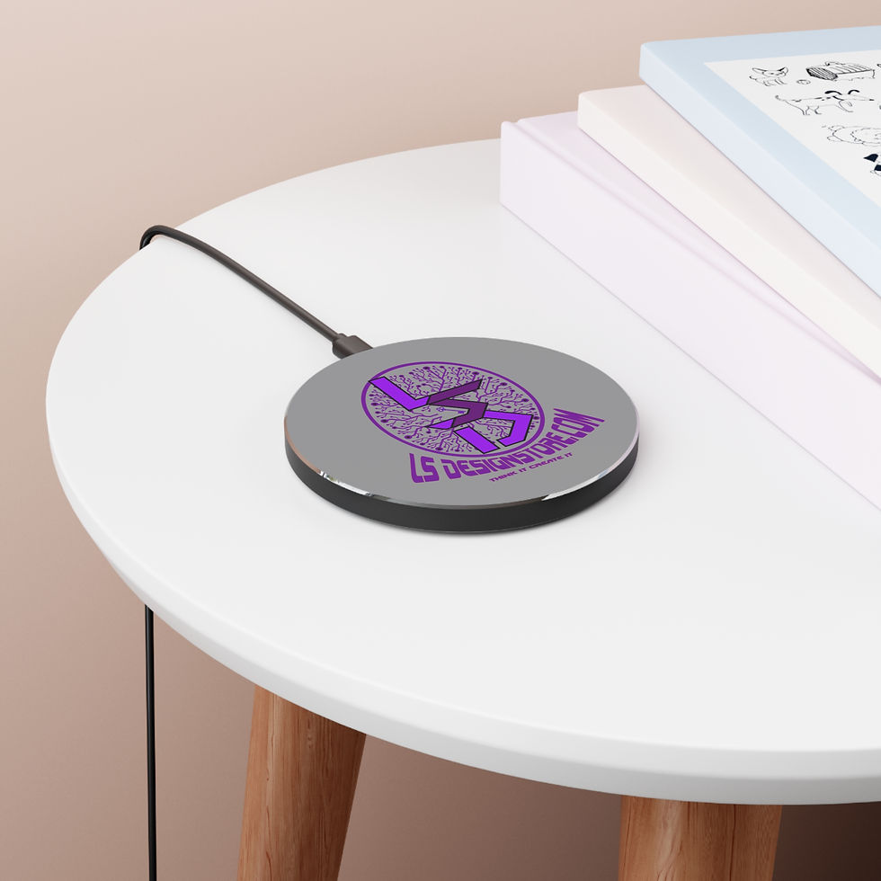 Thumbnail: Fast Wireless Charger - Modern Tech Accessory with LS Design