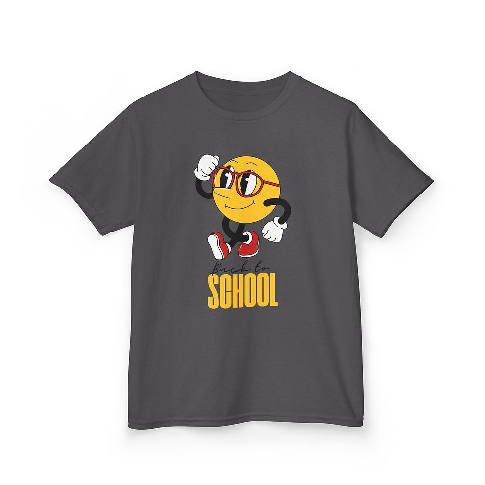 Thumbnail: Back to School Kids Tee | Fun Graphic T-Shirt, Youth Cotton Shirt