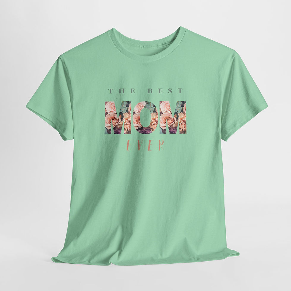 Thumbnail: The Best MOM Ever Unisex Heavy Cotton Tee