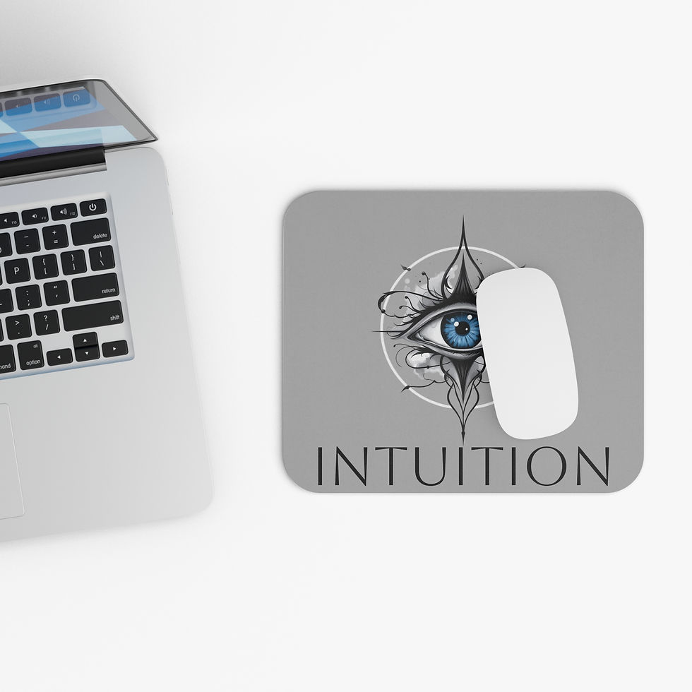 Intuition Eye Mouse Pad - Artistic Desk Accessory for Spiritual Guidance