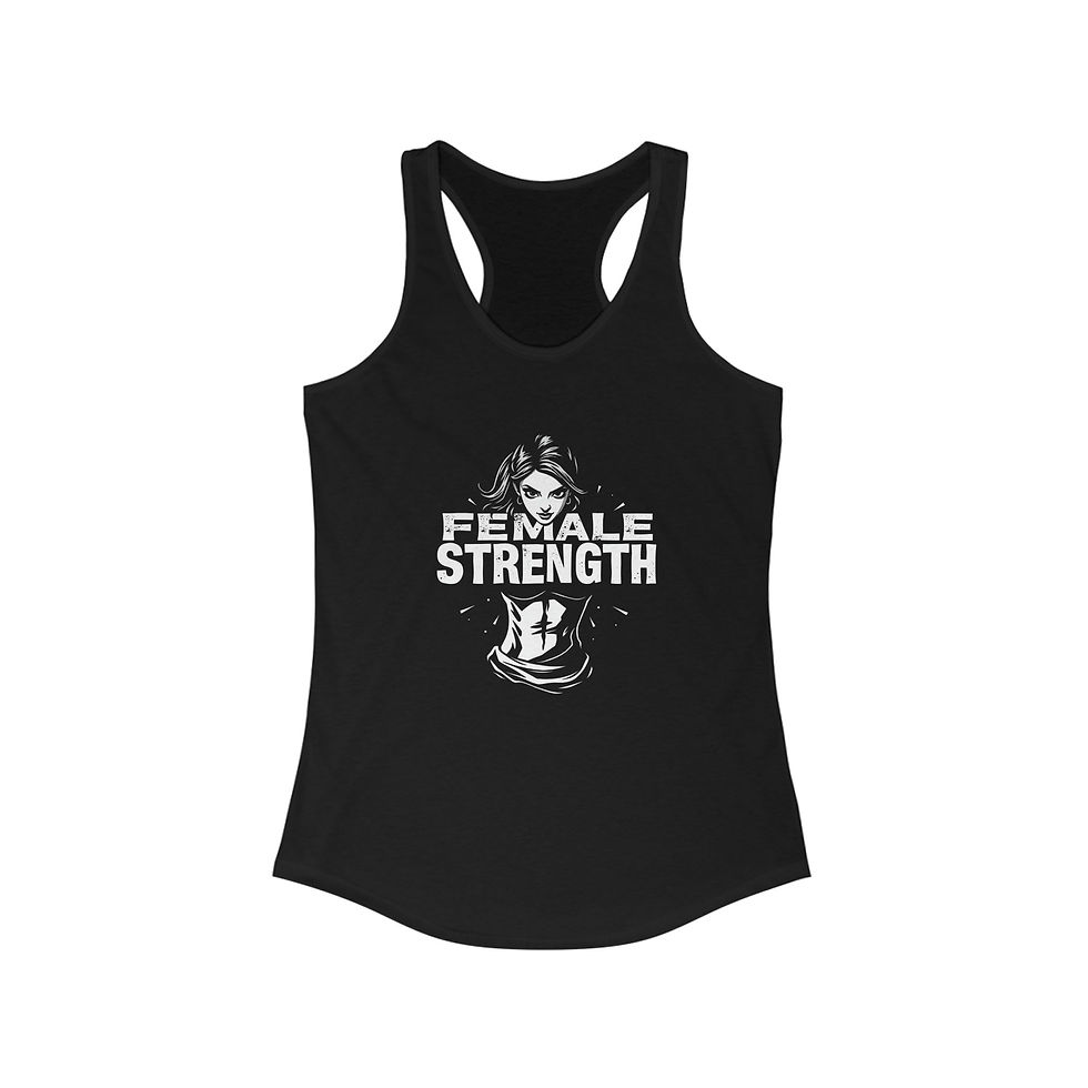 Thumbnail: Empowering Women’s Racerback Tank - Ideal for Fitness and Everyday Wear