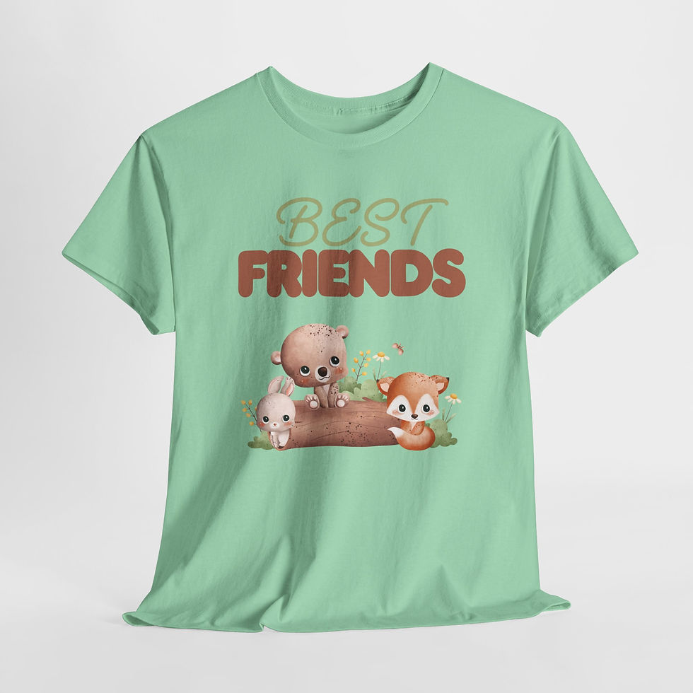Thumbnail: Best Friends, Cute Animal Shirt, Gift for Friends