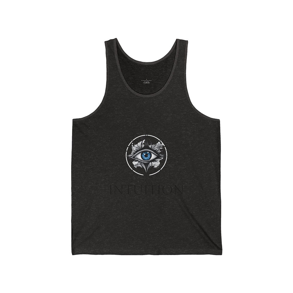 Thumbnail: Unisex Jersey Tank - Intuition Eye Design