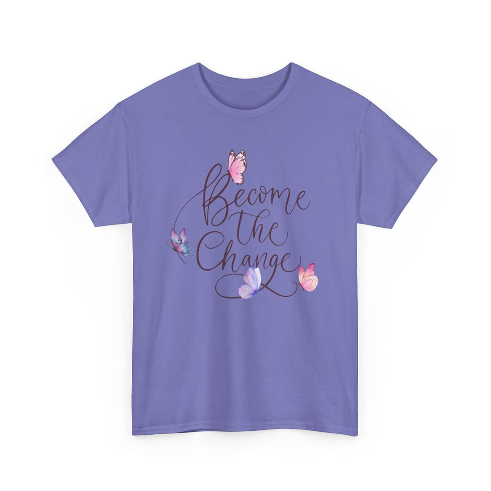 Thumbnail: Inspirational Butterfly Tee, Gift for Nature Lovers, Positive Quote Apparel