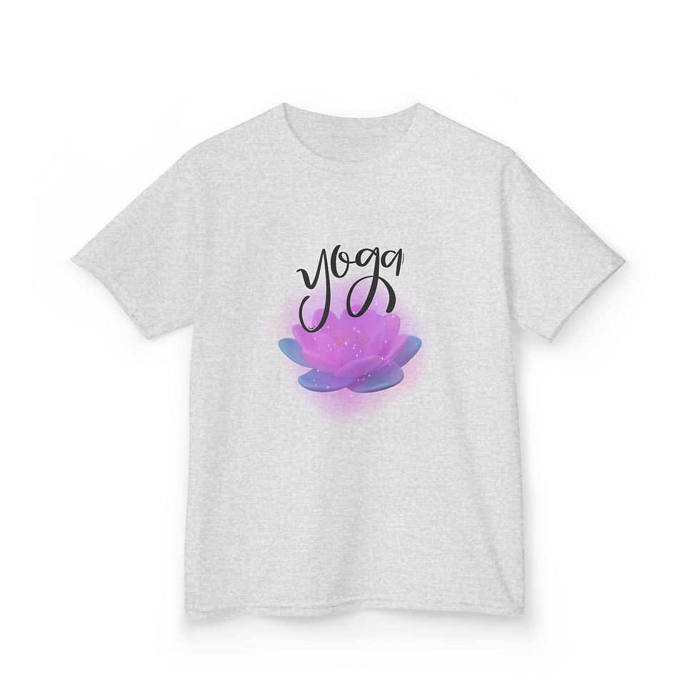 Thumbnail: Kids Yoga Flower Tee - Inspiring Self-Expression and Mindfulness