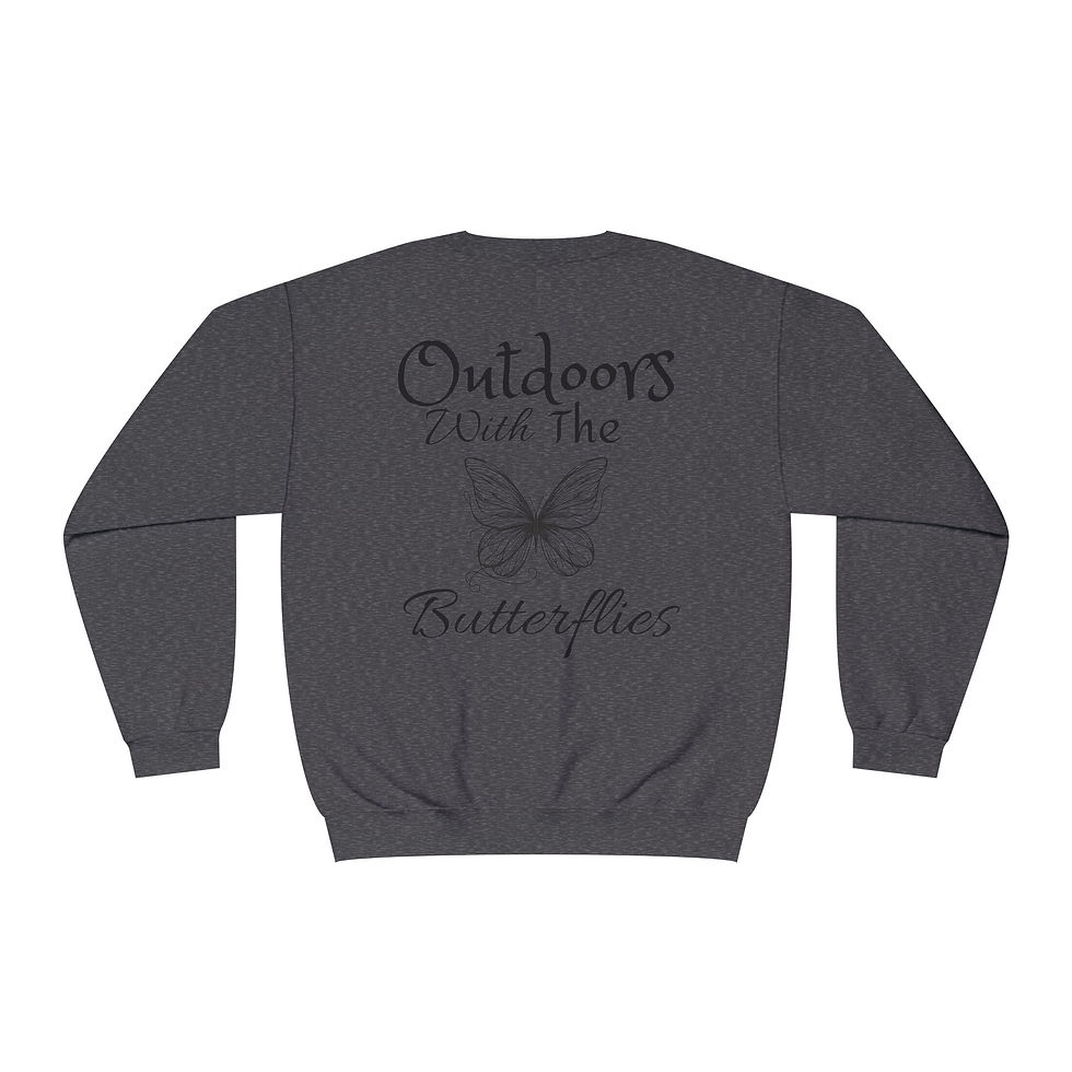 Thumbnail: Outdoor With the Butterflies Unisex NuBlend® Crewneck Sweatshirt