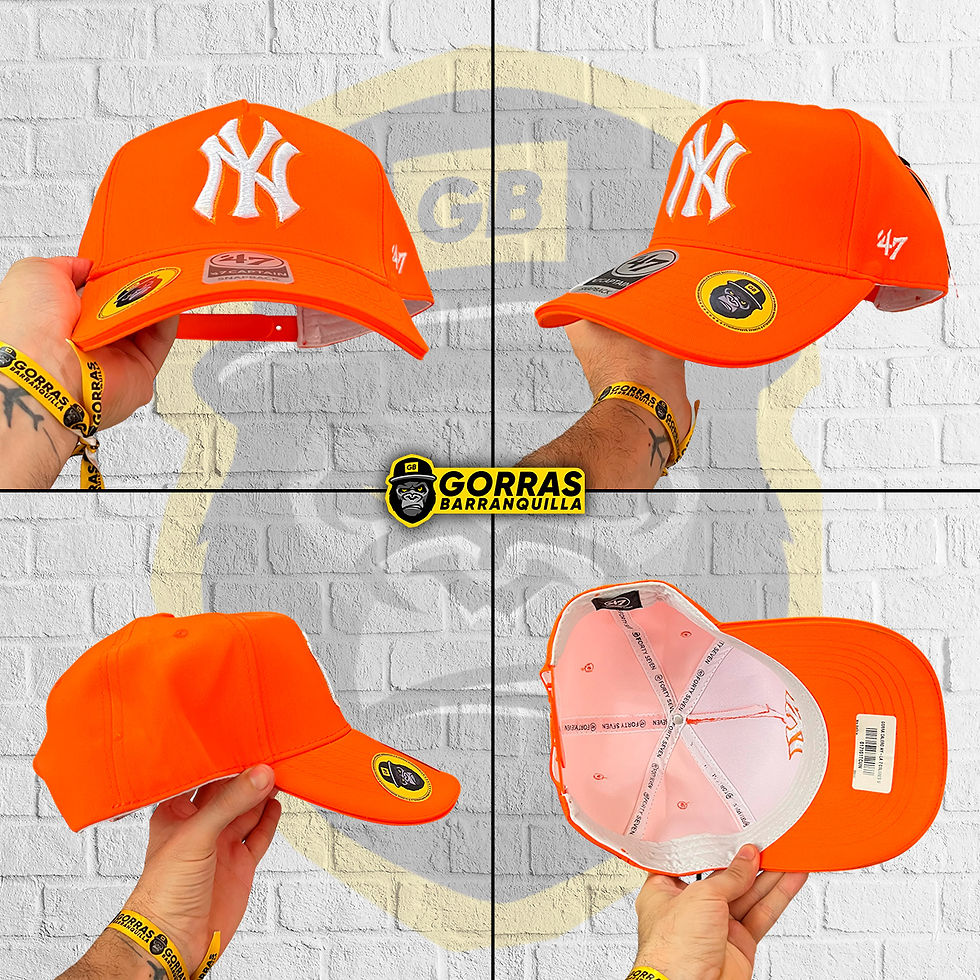 Miniatura: GORRA NY NARANJA