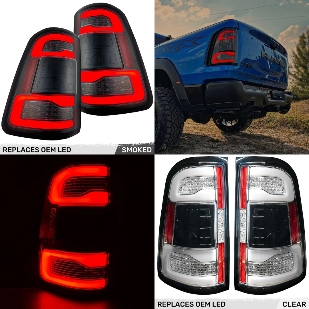 2019-2025 Dodge Ram 1500 GORECON OLED Scanning Tail Lights (OEM LED w/o B
