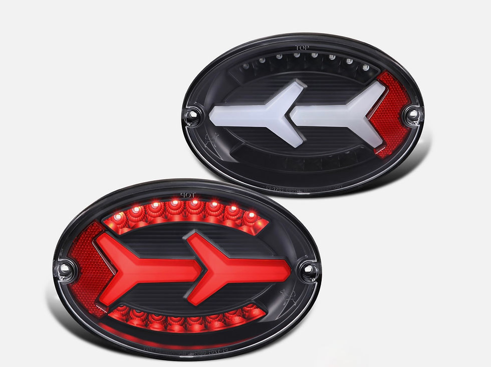 Thumbnail: 1997-2004 Chevy Corvette C5 Black Arrow Style Tail Lights