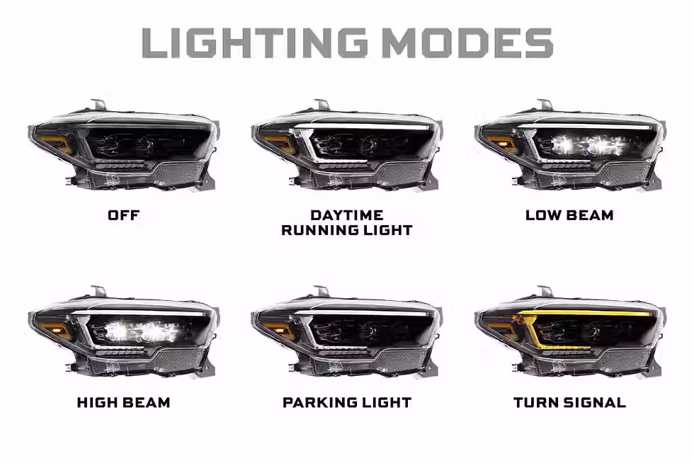 Thumbnail: 2016-2023 Toyota Tacoma Morimoto XB Evo Hybrid LED Headlights