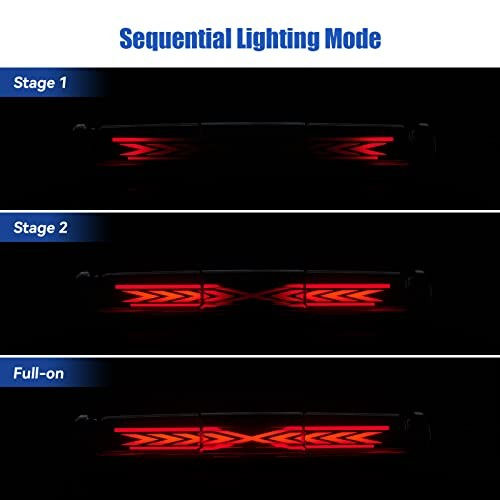 Thumbnail: 1999-2007 GMC Sierra Sequential X Style Third Brake Light